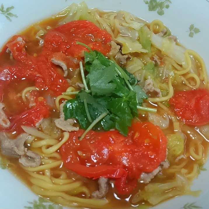 トマト味噌ラーメン＊